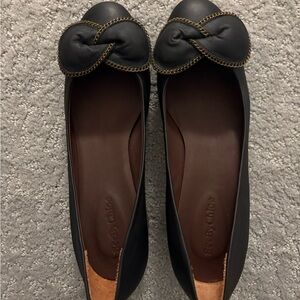 See by Chloe Black Knot Accent heels